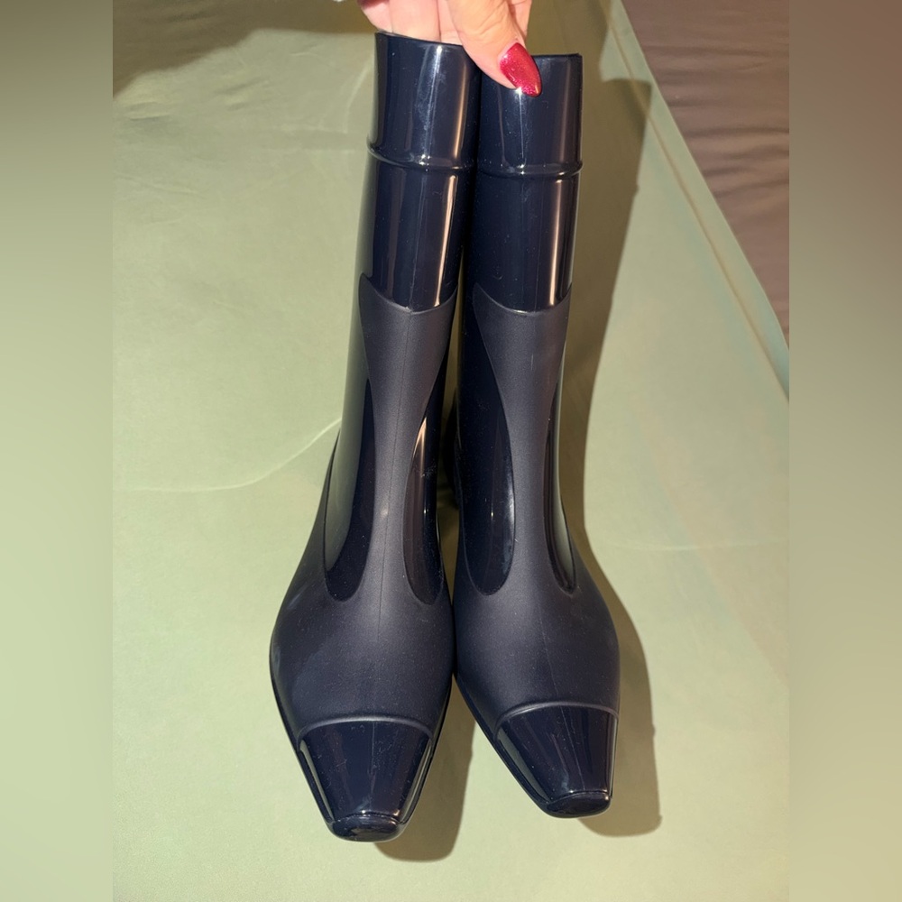 Jeffrey Campbell Women's Drench Cap Toe Rain Boots